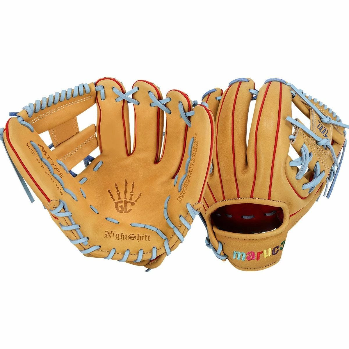 Marucci Nightshift Coloring Book 11.5" Baseball Glove 3 Marucci Nightshift Coloring Book 11.5" Baseball Glove