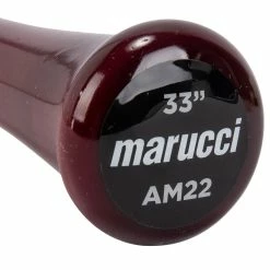 Marucci AM22 Pro Model Maple Wood Baseball Bat - Cherry/Fog - 2021 Model -Rawlings Sales marucci wood bat am22 pro model cherry fog 21 inset4