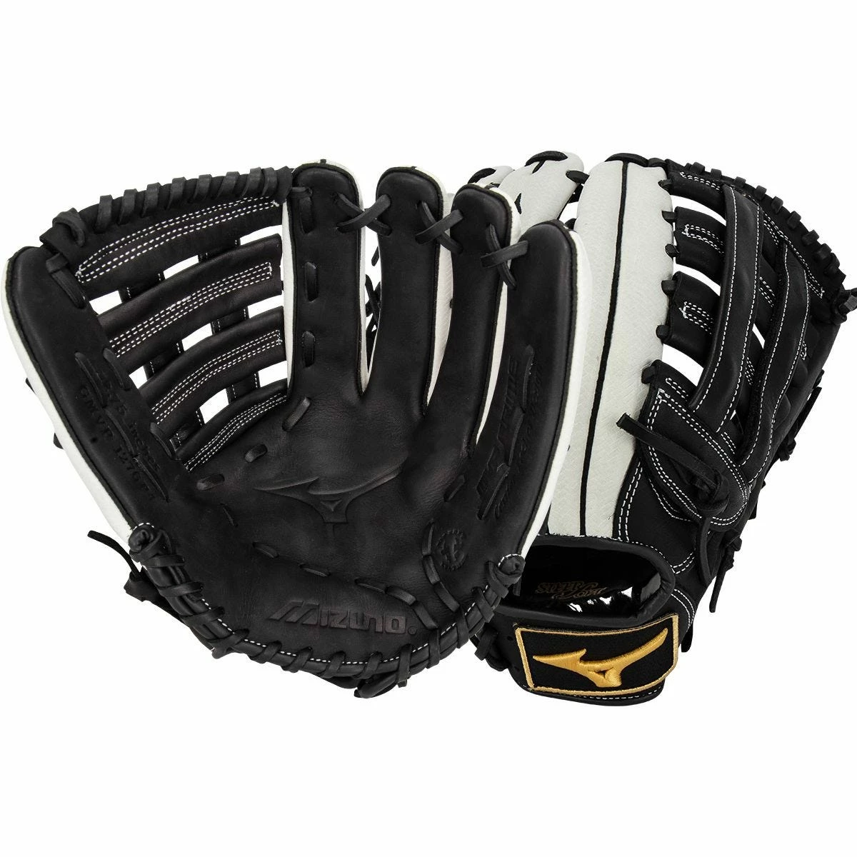 Mizuno MVP Prime 12.75" Baseball Glove - Gray/Black - 2022 Model 3 Mizuno MVP Prime 12.75" Baseball Glove - Gray/Black - 2022 Model
