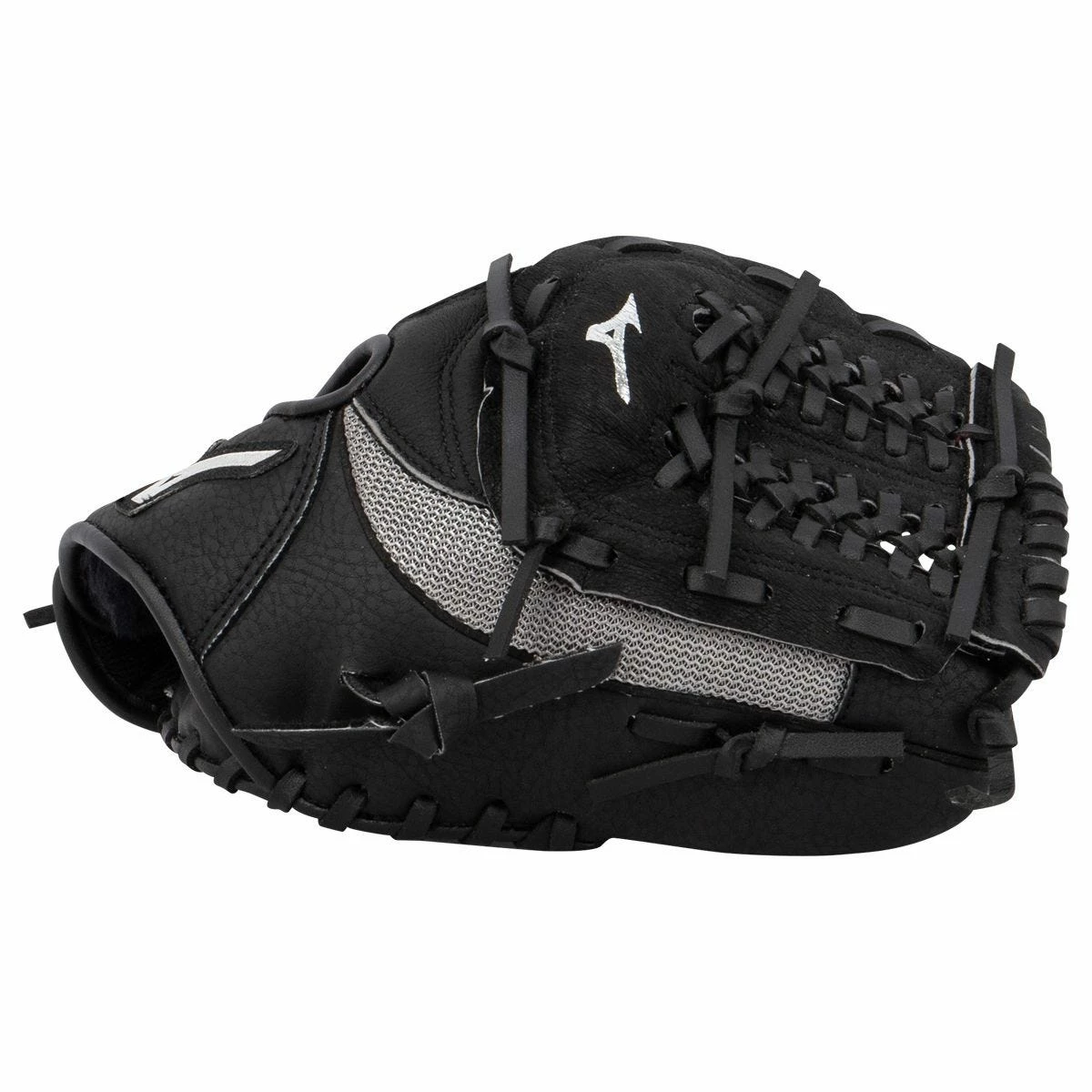 Mizuno Prospect Series PowerClose 11" Youth Baseball Glove - Black/Smoke - 2019 Model 6 Mizuno Prospect Series PowerClose 11" Youth Baseball Glove - Black/Smoke - 2019 Model - Image 4