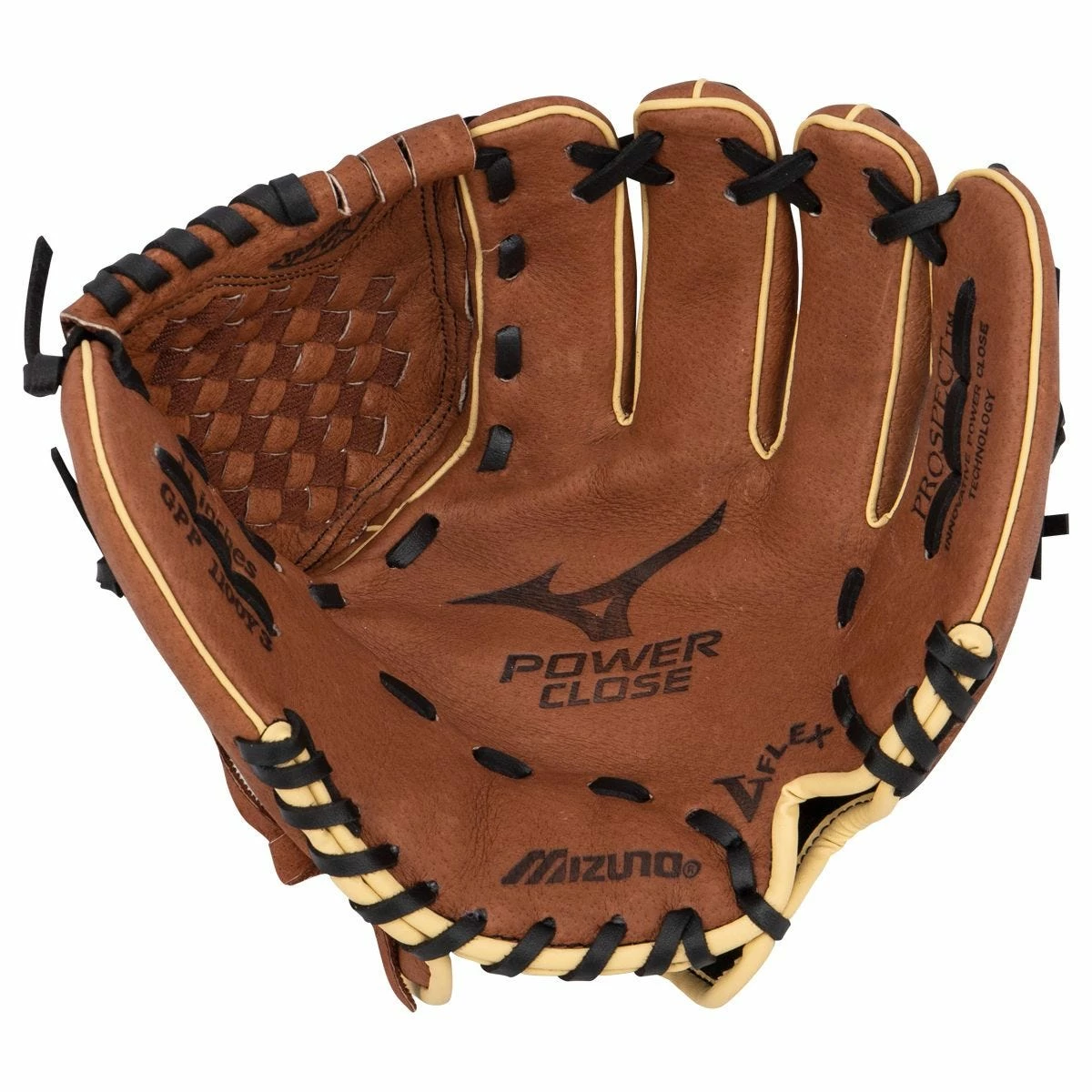 Mizuno Prospect Series PowerClose 11" Youth Baseball Glove - Chestnut Brown - 2019 Model 4 Mizuno Prospect Series PowerClose 11" Youth Baseball Glove - Chestnut Brown - 2019 Model - Image 2