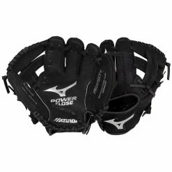 Mizuno Prospect Series PowerClose 9" Youth Baseball Glove - Black - 2019 Model