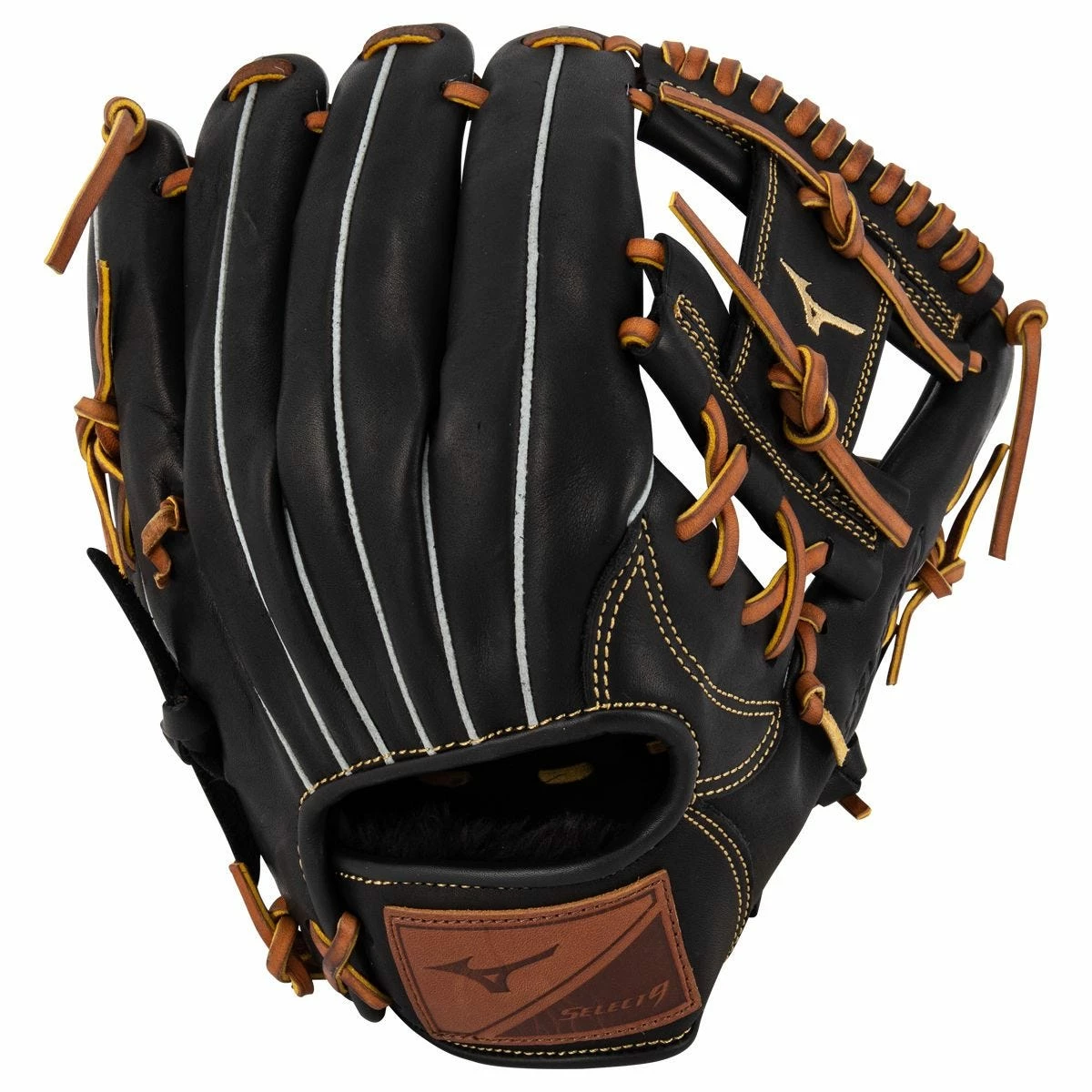 Mizuno Select 9 11.25" Baseball Glove - Black/Brown 5 Mizuno Select 9 11.25" Baseball Glove - Black/Brown - Image 3
