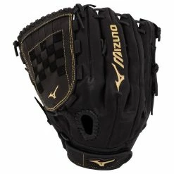 Mizuno MVP Prime 13" Fastpitch Softball Glove - Black/Brown - 2019 Model -Rawlings Sales mizuno fastpitch softball gloves mvp prime 13 2019