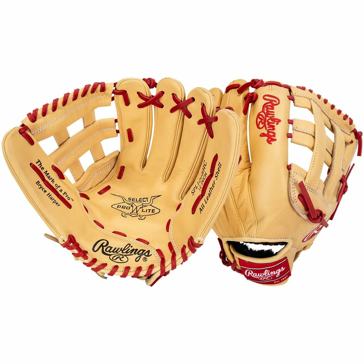Rawlings Bryce Harper Select Pro Lite 12" Youth Baseball Glove - 2023 Model 3 Rawlings Bryce Harper Select Pro Lite 12" Youth Baseball Glove - 2023 Model