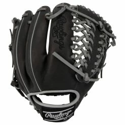 Rawlings Heart Of The Hide PRO205 11.75" Baseball Glove- Black/Gray - 2021 Model -Rawlings Sales rawlings baseball glove hoh pro205 1175 blk gry inset1