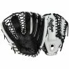 Rawlings Heart Of The Hide PROMT27 12.75" Baseball Glove - White/Black - 2022 Model -Rawlings Sales rawlings baseball glove hoh promt27 1275 white black 1