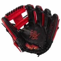 Rawlings Heart Of The Hide PRONP4 11.5" Baseball Glove - 2021 Model -Rawlings Sales rawlings baseball glove hoh pronp4 115 red blk inset1 1