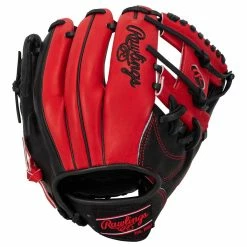 Rawlings Heart Of The Hide PRONP4 11.5" Baseball Glove - 2021 Model -Rawlings Sales rawlings baseball glove hoh pronp4 115 red blk inset2 1