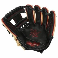 Rawlings Heart Of The Hide PRONP4-C6BB 11.5" Baseball Glove- Tan/Black - 2022 Model -Rawlings Sales rawlings baseball glove hoh pronp4 c6bb tan black 115 inset1