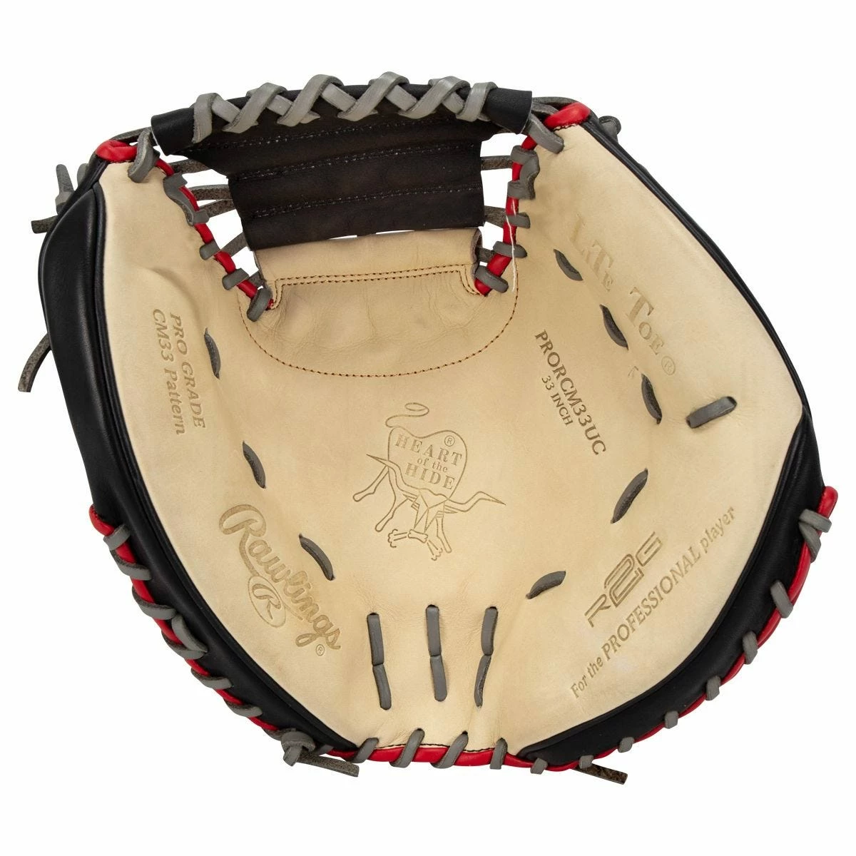 Rawlings Heart Of The Hide PRORCM33UC 33" Baseball Catcher's Mitt - 2022 Model 4 Rawlings Heart Of The Hide PRORCM33UC 33" Baseball Catcher's Mitt - 2022 Model - Image 2