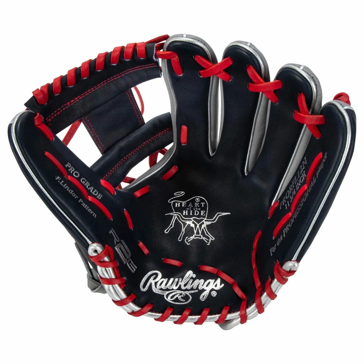 Rawlings Heart Of The Hide Francisco Lindor Game Day Model PRORFL12N 11.75" Baseball Glove- 2022 Model 4 Rawlings Heart Of The Hide Francisco Lindor Game Day Model PRORFL12N 11.75" Baseball Glove- 2022 Model - Image 2