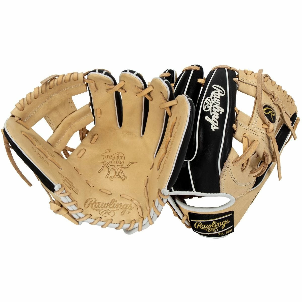 Rawlings Heart Of The Hide R2G PROR934-2CB 11.5" Baseball Glove - 2022 Model 3 Rawlings Heart Of The Hide R2G PROR934-2CB 11.5" Baseball Glove - 2022 Model