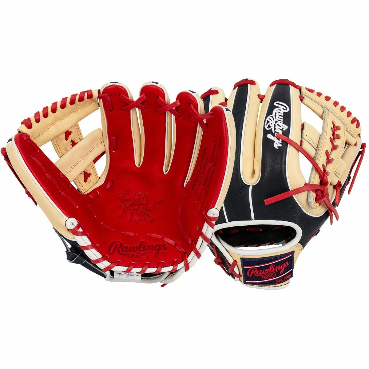 Rawlings Heart Of The Hide PRO314-19SN 11.5" Baseball Glove 3 Rawlings Heart Of The Hide PRO314-19SN 11.5" Baseball Glove