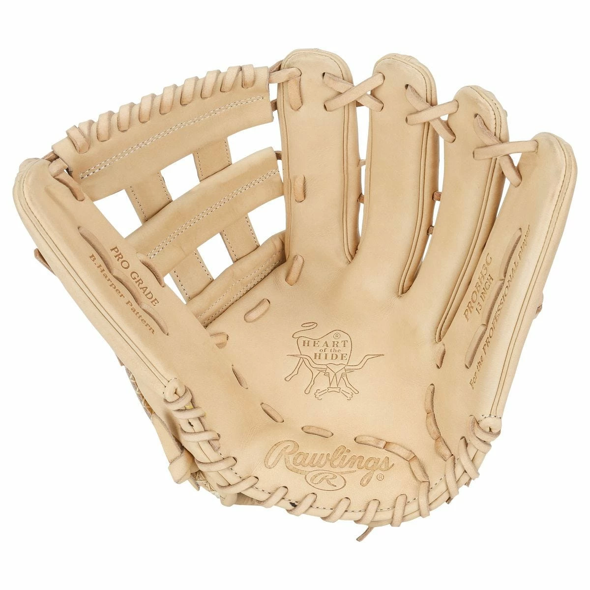 Rawlings Heart Of The Hide Bryce Harper Game Day Model PROBH3C 13" Baseball Glove 4 Rawlings Heart Of The Hide Bryce Harper Game Day Model PROBH3C 13" Baseball Glove - Image 2