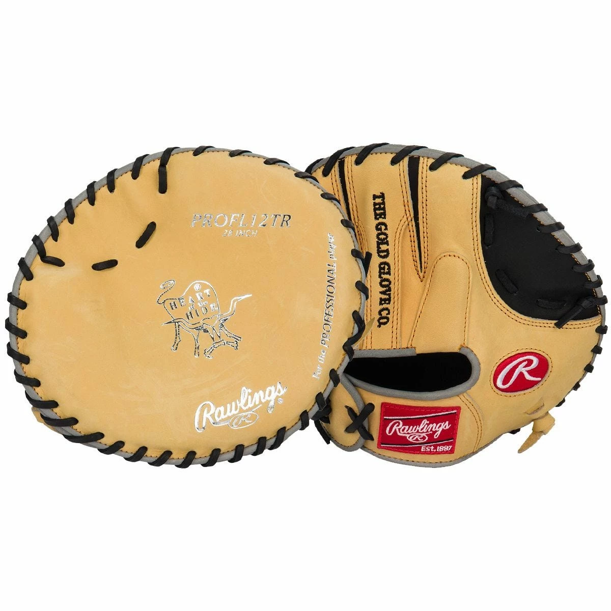 Rawlings PROFL12TR Heart Of The Hide Francisco Lindor 28" Baseball Training Mitt 2 Rawlings PROFL12TR Heart Of The Hide Francisco Lindor 28" Baseball Training Mitt