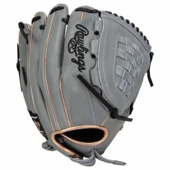 Rawlings Liberty Advanced RLA120-3GRG 12" Fastpitch Softball Glove- Gray/Rose - 2022 Model -Rawlings Sales rawlings fastpitch softball glove liberty adv rla120 3grg 12 inset1