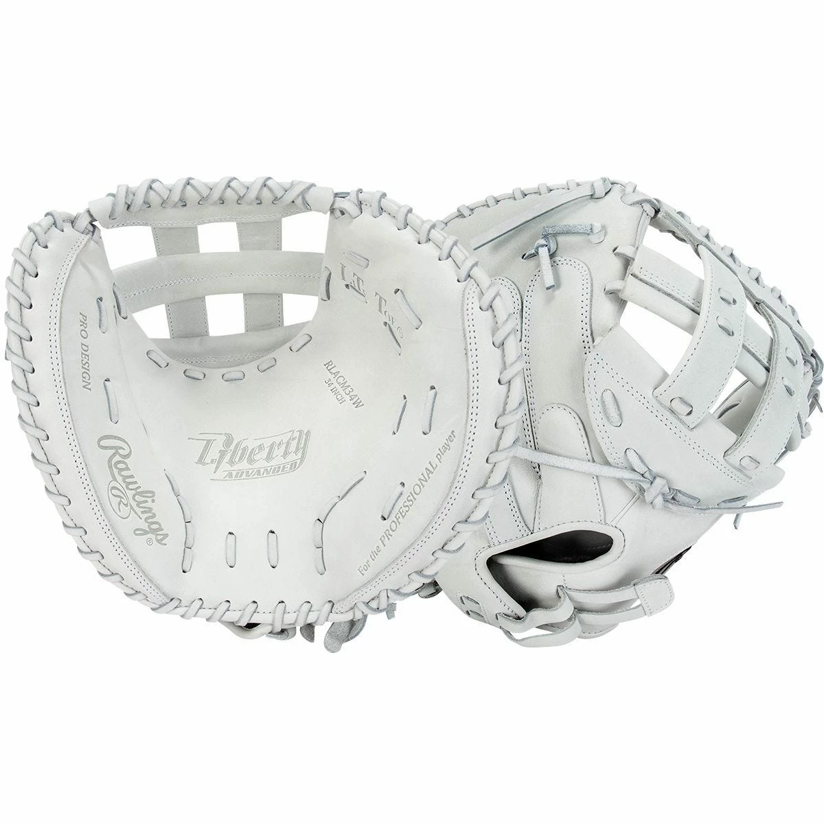 Rawlings Liberty Advanced RLACM34W 34" Fastpitch Softball Catcher's Mitt - 2022 Model 3 Rawlings Liberty Advanced RLACM34W 34" Fastpitch Softball Catcher's Mitt - 2022 Model