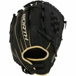 Worth Century C117BC 11.75" Adult Fastpitch Softball Glove -Rawlings Sales worth softball gloves c117bc century basket fastpitch adult inset5 1